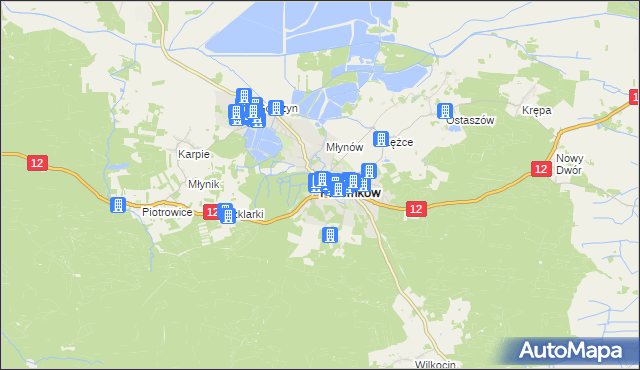 mapa Przemków, Przemków na mapie Targeo