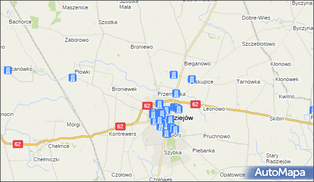 mapa Przemystka, Przemystka na mapie Targeo