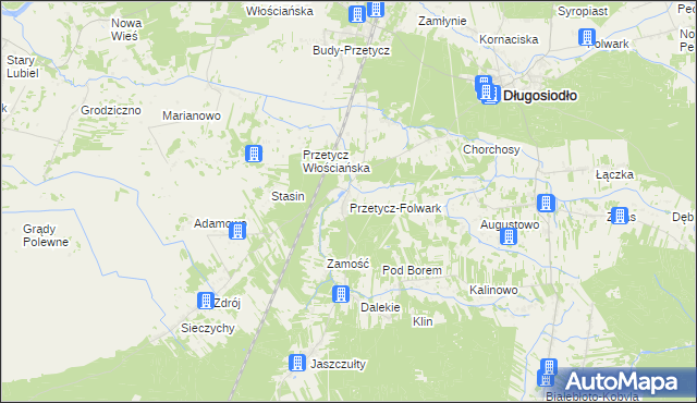 mapa Przetycz-Folwark, Przetycz-Folwark na mapie Targeo