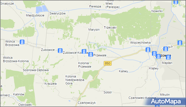 mapa Przewale, Przewale na mapie Targeo