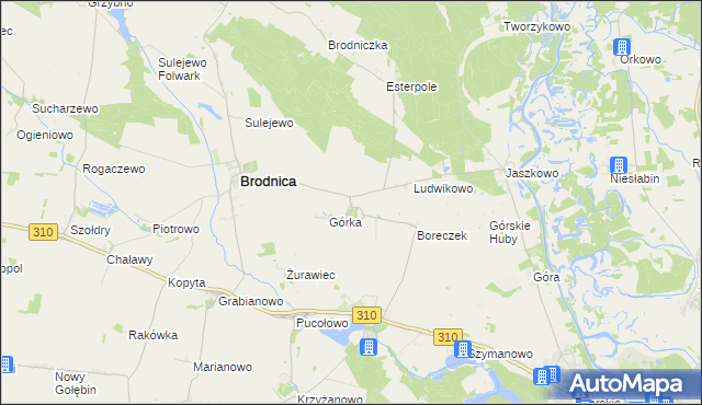 mapa Przylepki, Przylepki na mapie Targeo