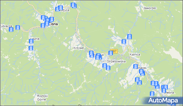 mapa Przysłup, Przysłup na mapie Targeo