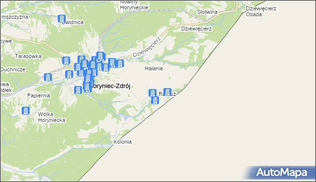 mapa Radruż, Radruż na mapie Targeo