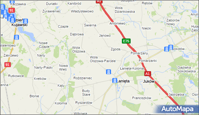 mapa Rajmundów, Rajmundów na mapie Targeo