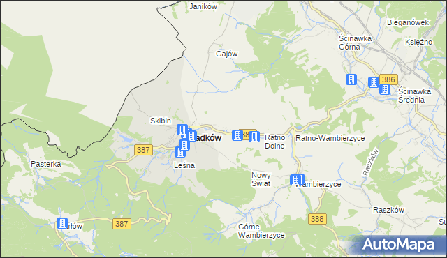 mapa Ratno Górne, Ratno Górne na mapie Targeo