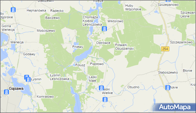 mapa Rozalinowo, Rozalinowo na mapie Targeo