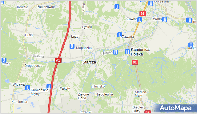 mapa Rudnik Wielki, Rudnik Wielki na mapie Targeo