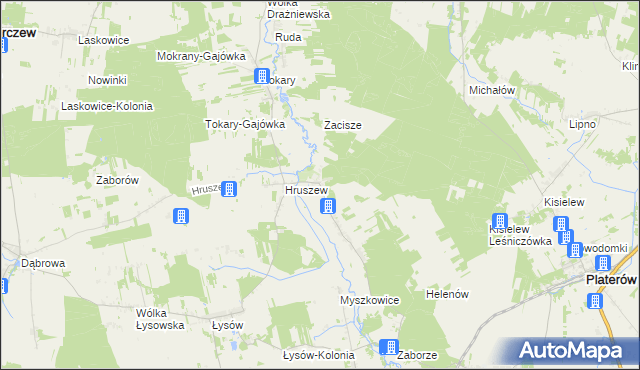mapa Rusków, Rusków na mapie Targeo