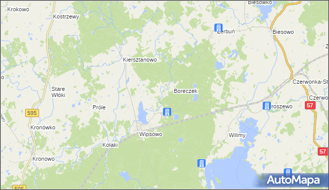 mapa Rycybałt, Rycybałt na mapie Targeo