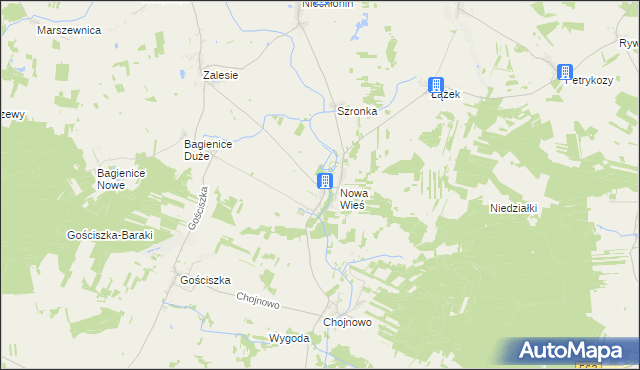 mapa Sarnowo gmina Kuczbork-Osada, Sarnowo gmina Kuczbork-Osada na mapie Targeo