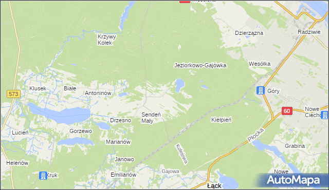 mapa Sendeń Duży, Sendeń Duży na mapie Targeo