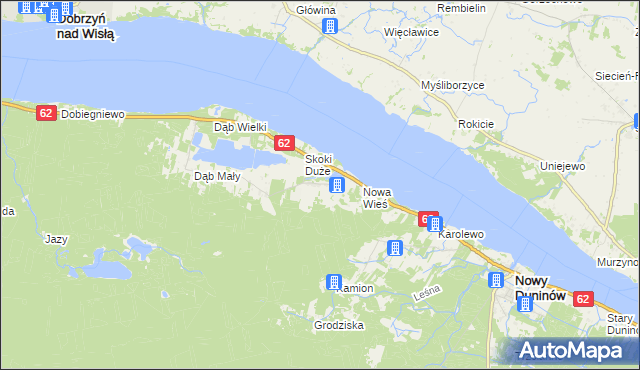 mapa Skoki Małe, Skoki Małe na mapie Targeo