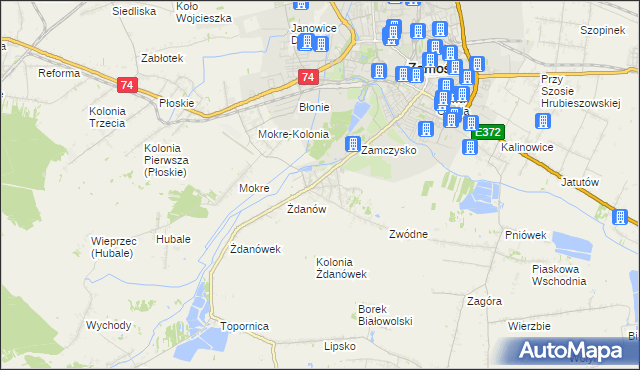 mapa Skokówka, Skokówka na mapie Targeo