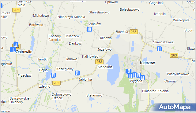 mapa Słaboludz-Kolonia, Słaboludz-Kolonia na mapie Targeo