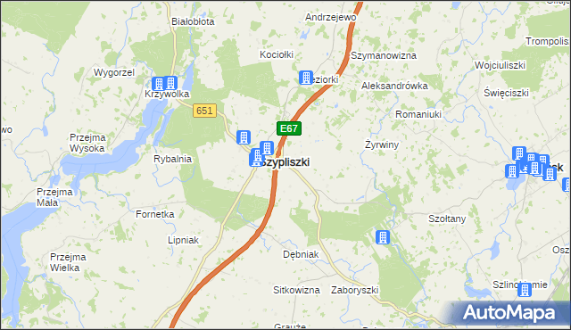 mapa Słobódka, Słobódka na mapie Targeo