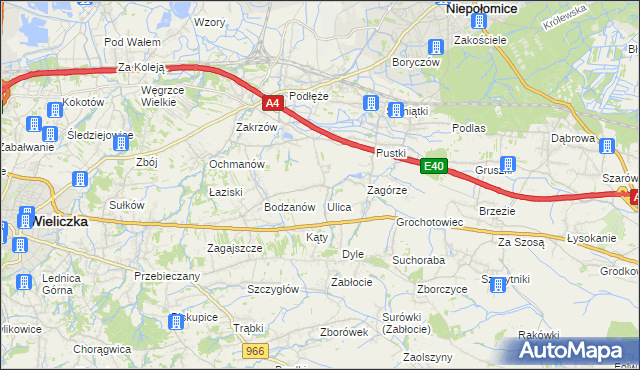 mapa Słomiróg, Słomiróg na mapie Targeo