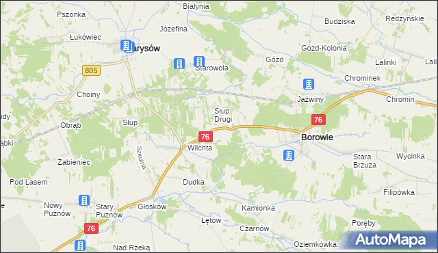 mapa Słup Pierwszy, Słup Pierwszy na mapie Targeo