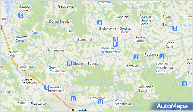 mapa Smarżowa, Smarżowa na mapie Targeo