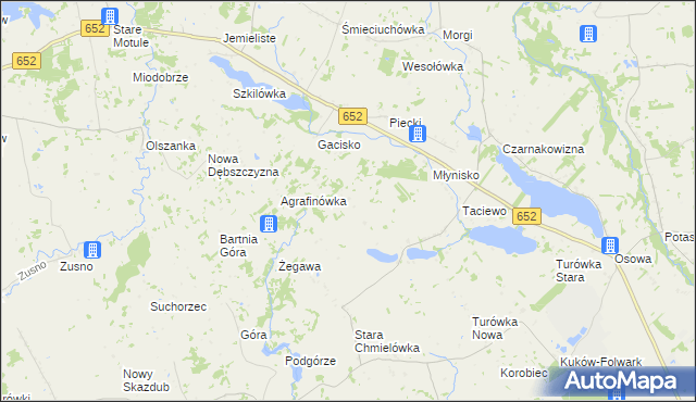 mapa Smolenka, Smolenka na mapie Targeo