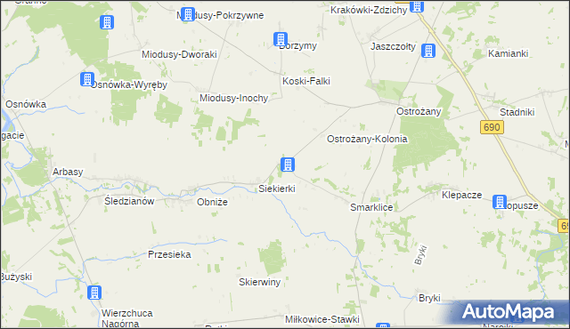 mapa Smorczewo, Smorczewo na mapie Targeo