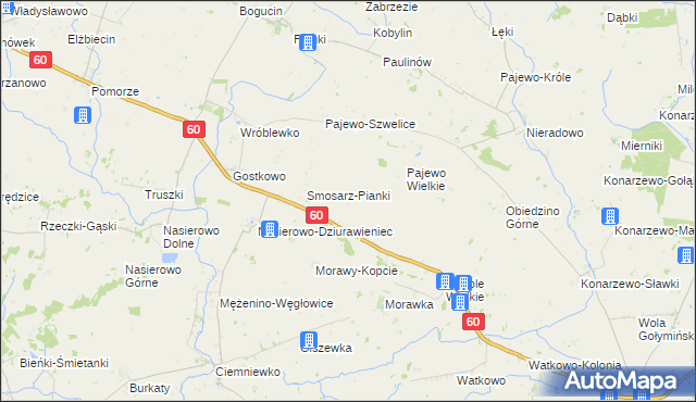 mapa Smosarz-Dobki, Smosarz-Dobki na mapie Targeo