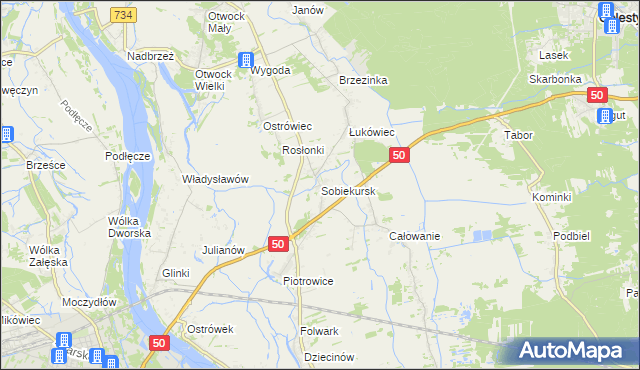 mapa Sobiekursk, Sobiekursk na mapie Targeo