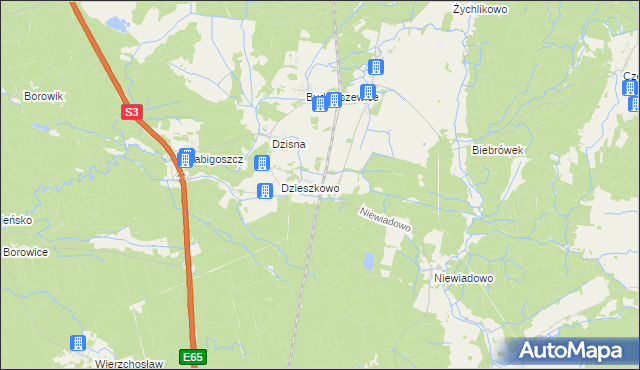 mapa Sobieszewo, Sobieszewo na mapie Targeo