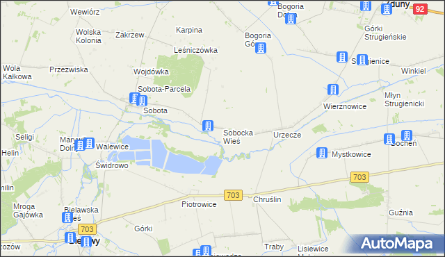 mapa Sobocka Wieś, Sobocka Wieś na mapie Targeo