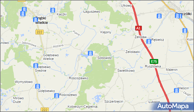 mapa Sobowidz, Sobowidz na mapie Targeo