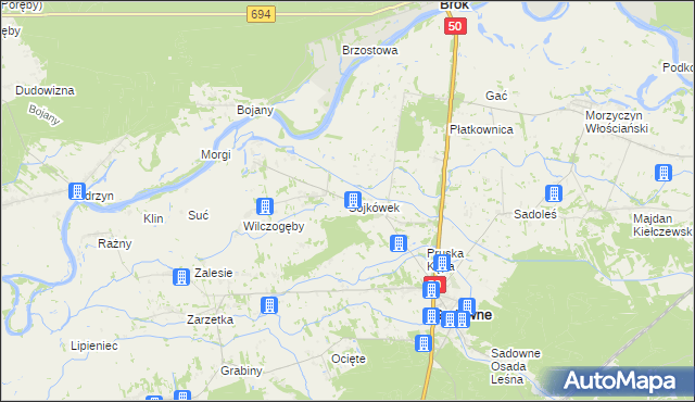 mapa Sojkówek, Sojkówek na mapie Targeo