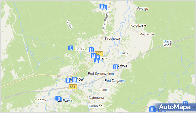 mapa Stany gmina Bojanów, Stany gmina Bojanów na mapie Targeo