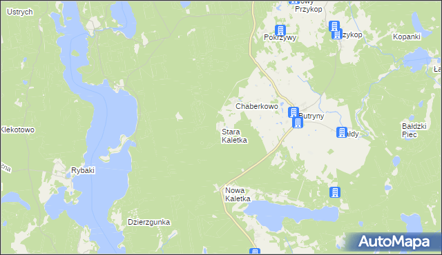 mapa Stara Kaletka, Stara Kaletka na mapie Targeo