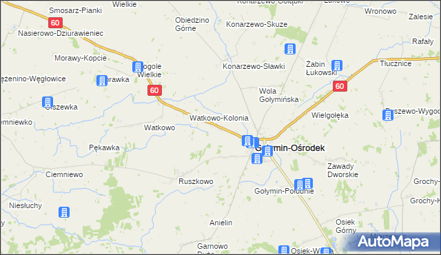 mapa Stary Kałęczyn, Stary Kałęczyn na mapie Targeo