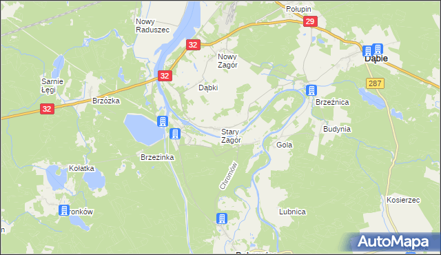 mapa Stary Zagór, Stary Zagór na mapie Targeo