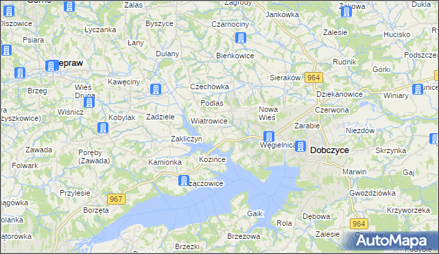 mapa Stojowice, Stojowice na mapie Targeo