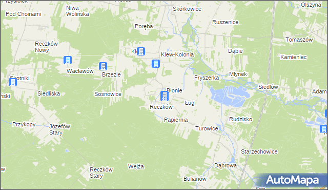 mapa Sulborowice, Sulborowice na mapie Targeo