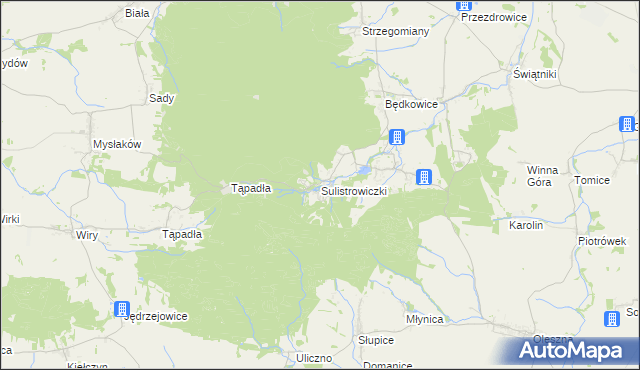 mapa Sulistrowiczki, Sulistrowiczki na mapie Targeo