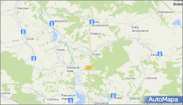 mapa Suszki, Suszki na mapie Targeo