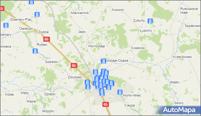 mapa Świerzbienie, Świerzbienie na mapie Targeo