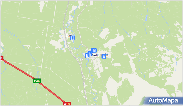 mapa Świętoszów, Świętoszów na mapie Targeo