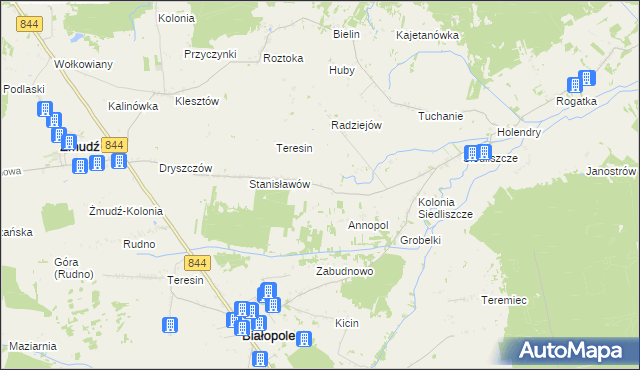 mapa Syczów, Syczów na mapie Targeo