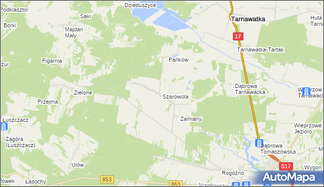 mapa Szarowola, Szarowola na mapie Targeo