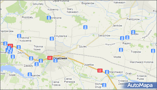 mapa Szulec, Szulec na mapie Targeo