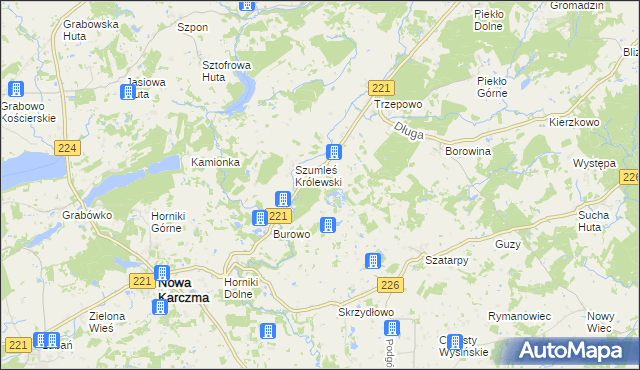 mapa Szumleś Szlachecki, Szumleś Szlachecki na mapie Targeo