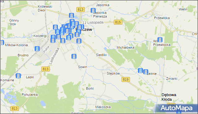 mapa Szytki, Szytki na mapie Targeo