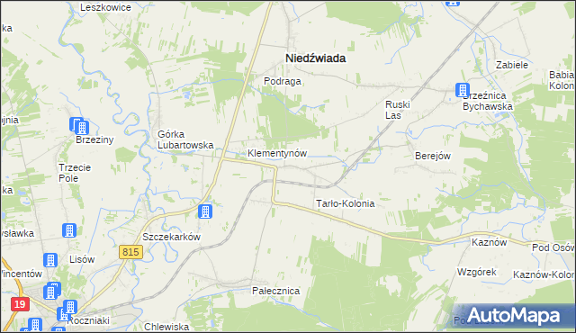 mapa Tarło, Tarło na mapie Targeo