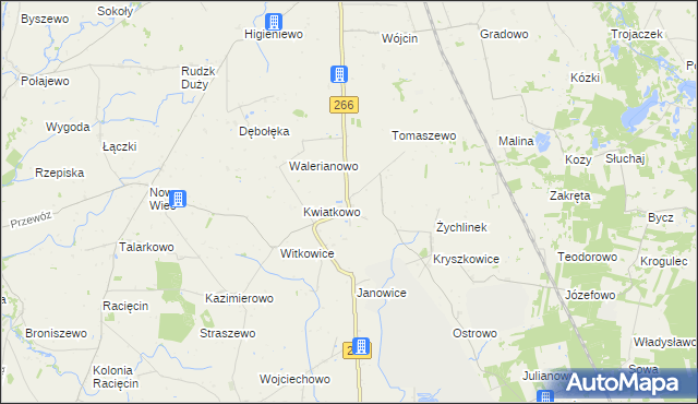 mapa Tomisławice gmina Wierzbinek, Tomisławice gmina Wierzbinek na mapie Targeo