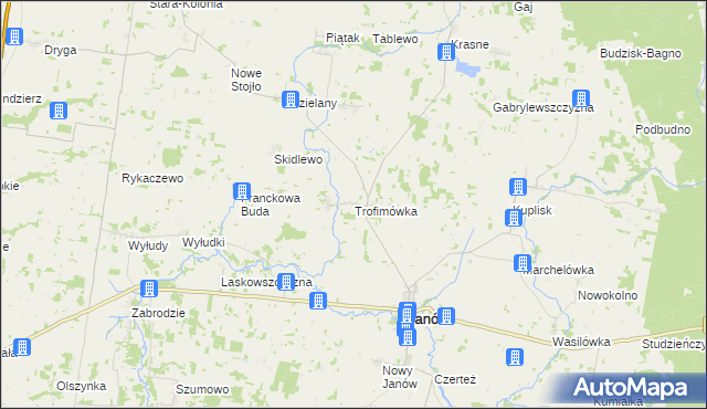 mapa Trofimówka, Trofimówka na mapie Targeo