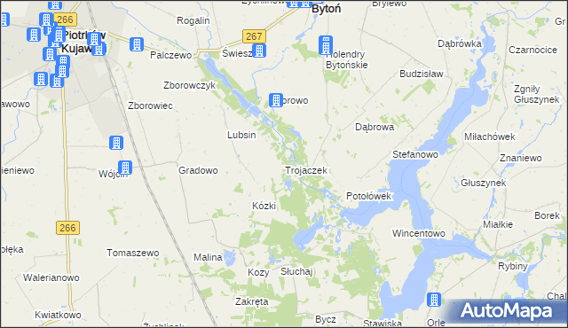 mapa Trojaczek, Trojaczek na mapie Targeo