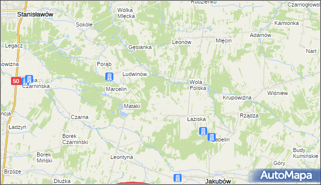 mapa Tymoteuszew, Tymoteuszew na mapie Targeo